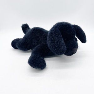 Gund Buzzle Black Labrador Retriever Plush Dog Stuffed Animal Puppy Vintage 11”